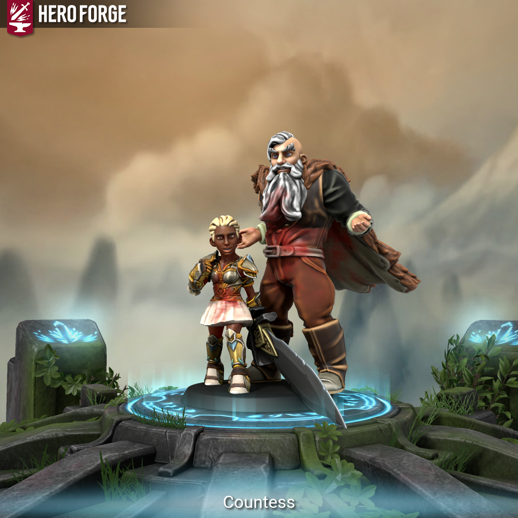 Countess and her bear