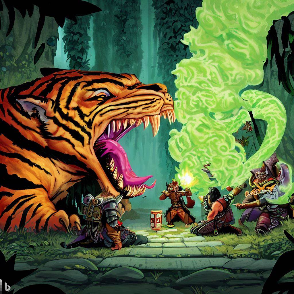 Jungle battle